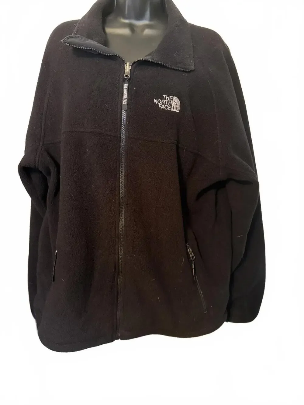The North Face fleece zip up Lg